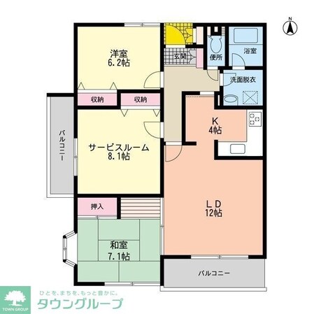 武蔵野パークヒルズの物件間取画像
